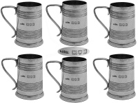 Set of 6 Silver Shot Cups 1906